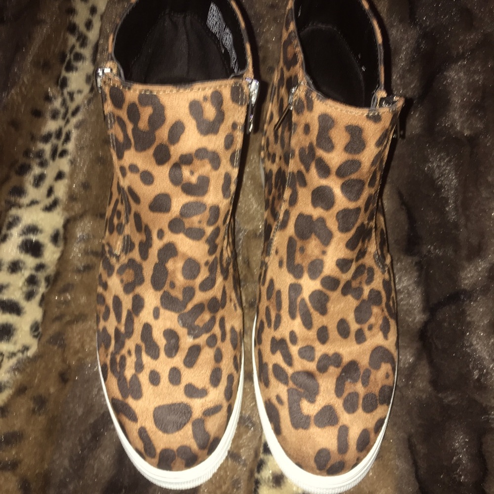 Wedge\platform Cheetah Shoes